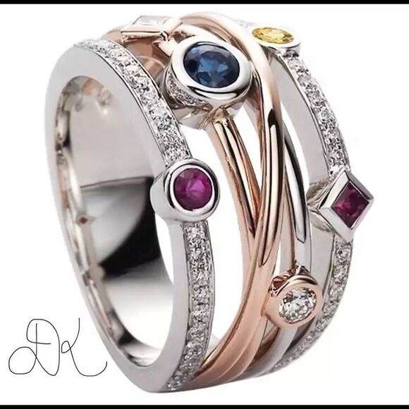 LUCRETIA ETERNITY BRIDAL WEDDING BAND - Picture 6 of 8